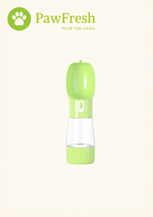 Gourde Portable Chien avec Bol — Balade & Vacances | PawFresh